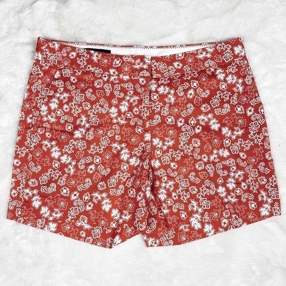 Brooks Brothers Pants - Brooks Brothers Orange Floral Print Shorts